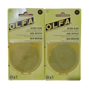 2 x OLFA Rotary Replacement Blade NWT